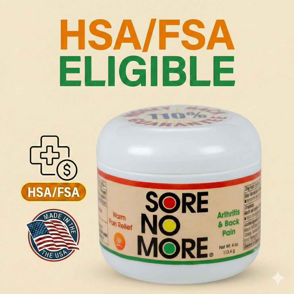 Sore No More Warm Arthritis Pain Relief Cream – Targeted Reliever for Back, Neck, Hands & Feet – Soothing & Fast-Acting Formula for Aches and Pains – Non-Greasy with Orange Aroma – 4 oz - TrustMedUSA