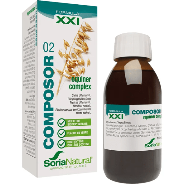 Soria Natural Equiner complex C-2 exhaustion 100 ml - TrustMedUSA