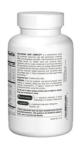 Source Naturals Hyaluronic Joint Complex with Glucosamine, Chondroitin & MSM Extra - TrustMedUSA