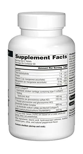 Source Naturals Hyaluronic Joint Complex with Glucosamine, Chondroitin & MSM Extra - TrustMedUSA