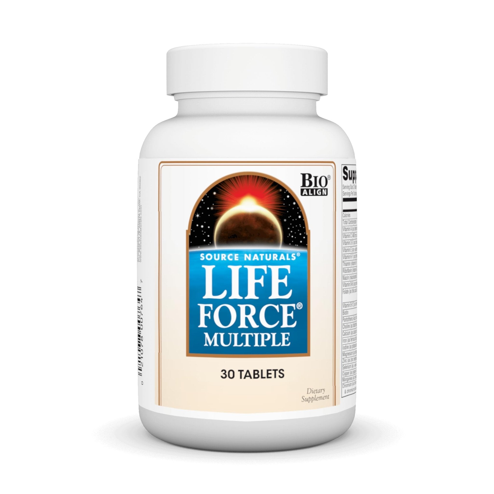 Source Naturals Life Force Multiple Daily Multivitamin High Potency Essential Vitamins, Minerals, Antioxidants & Nutrients - Energy & Immune Boost - 30 Tablets - TrustMedUSA