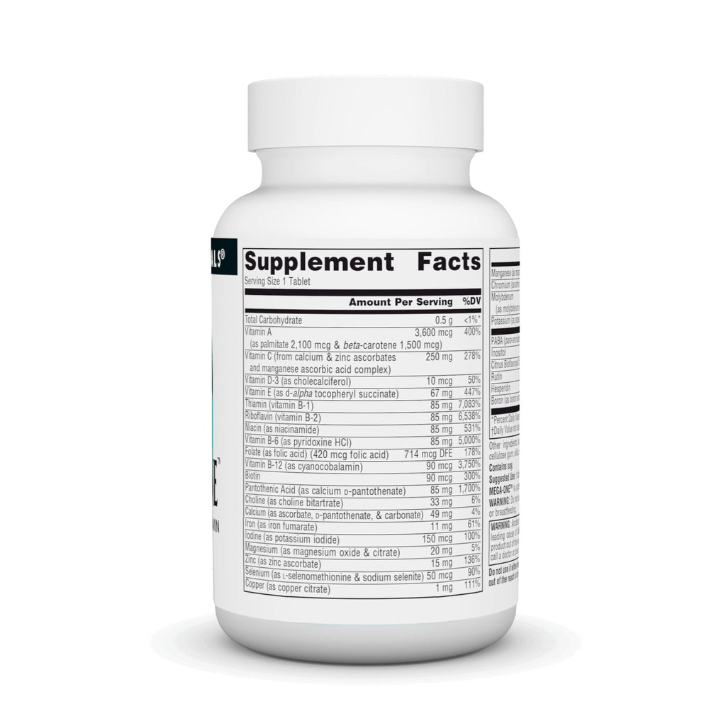 Source Naturals Mega-One Multi-Vitamin with Minerals* - 30 Tablets - TrustMedUSA