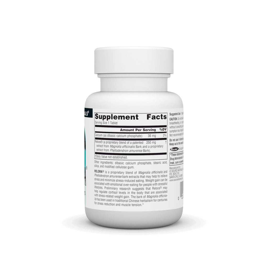 Source Naturals Relora, Promotes Healthy Eating Behavior and Muscle Relaxation Support*, 250 mg - 90 Tablets - TrustMedUSA