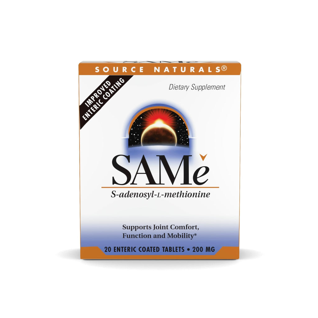 Source Naturals Same, Supports Joint Comfort, 400mg per Serving - 20 Enteric Coated Tablets - TrustMedUSA