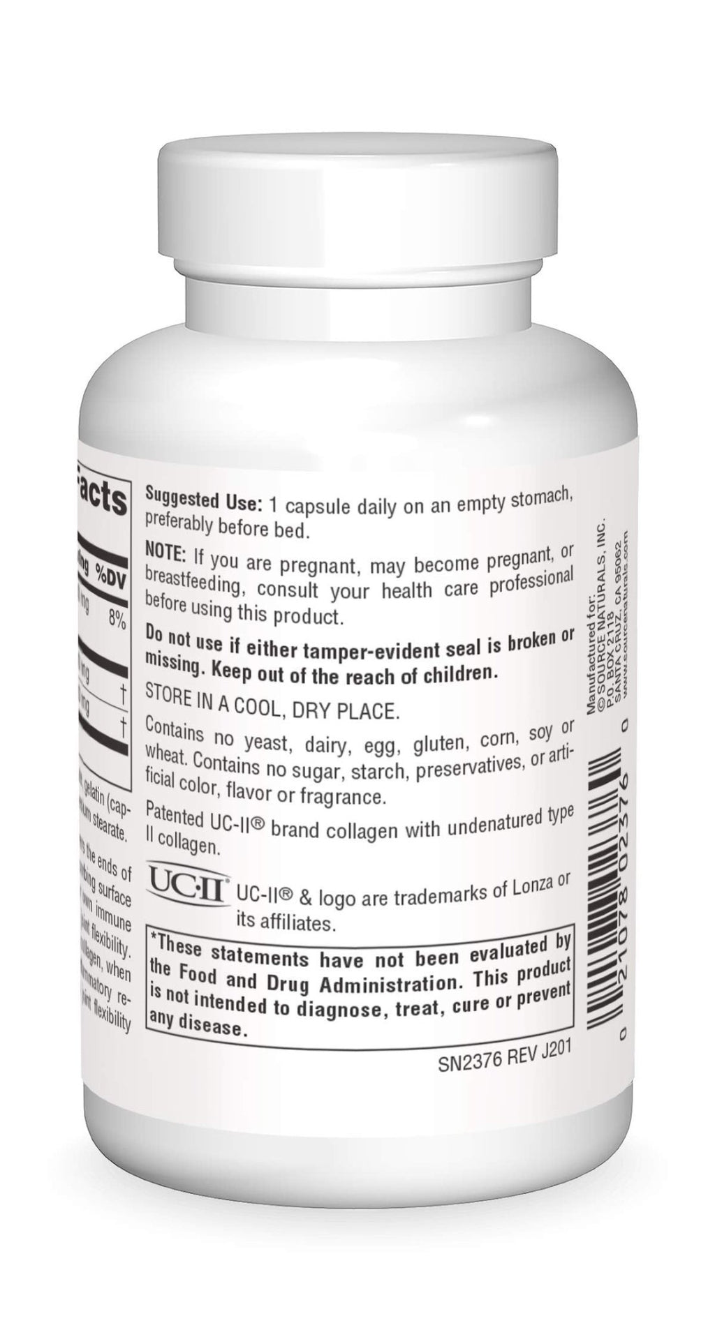Source Naturals UC-II, Undenatured Collagen Joint Comfort - TrustMedUSA