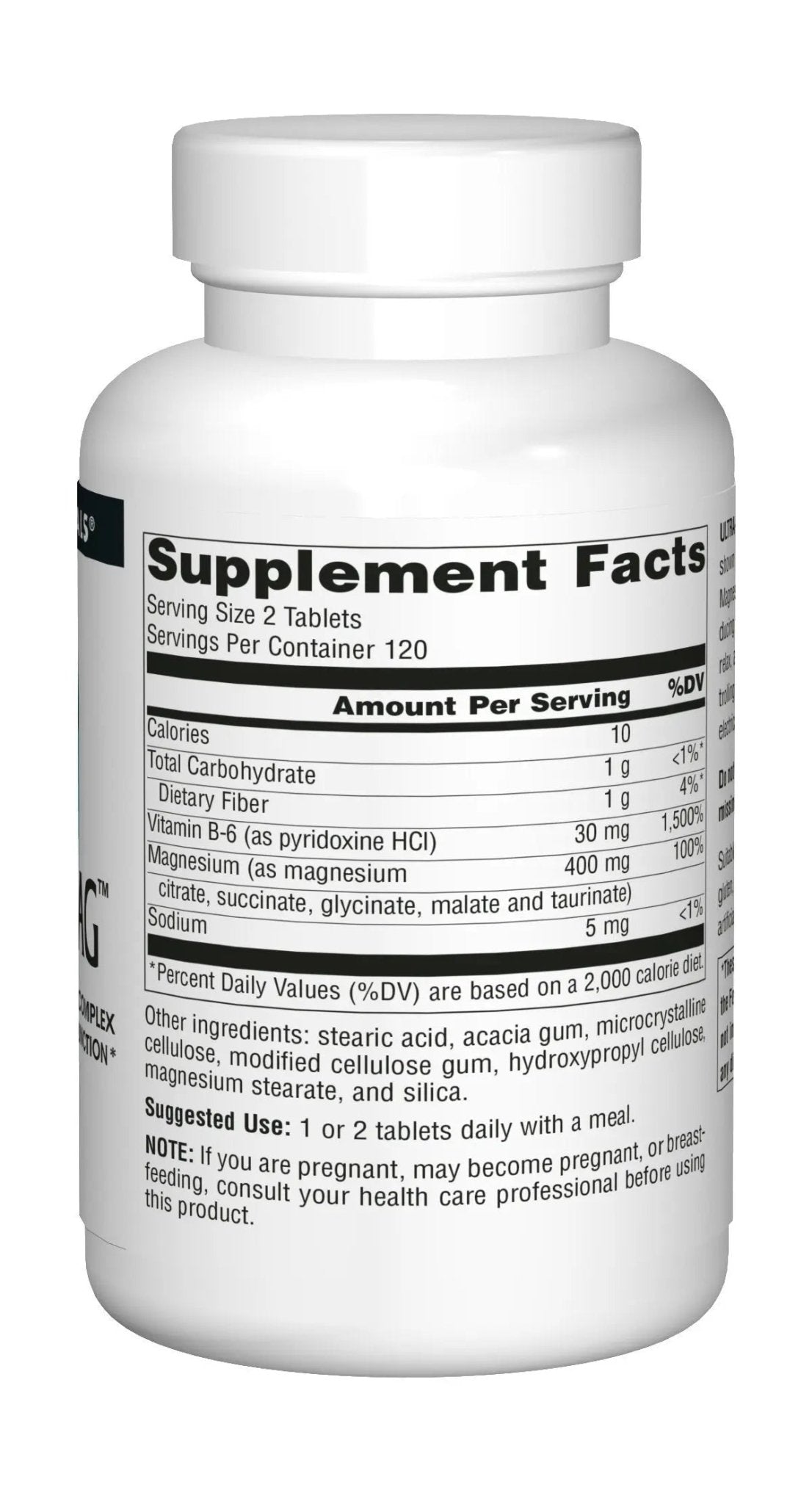 Source Naturals Ultra-Mag High-Efficiency Magnesium Complex - Maintains Muscle - TrustMedUSA