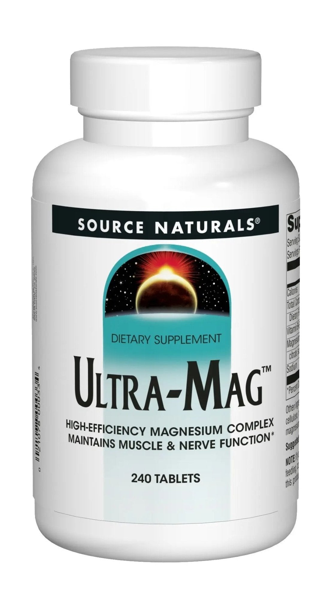 Source Naturals Ultra-Mag High-Efficiency Magnesium Complex - Maintains Muscle - TrustMedUSA