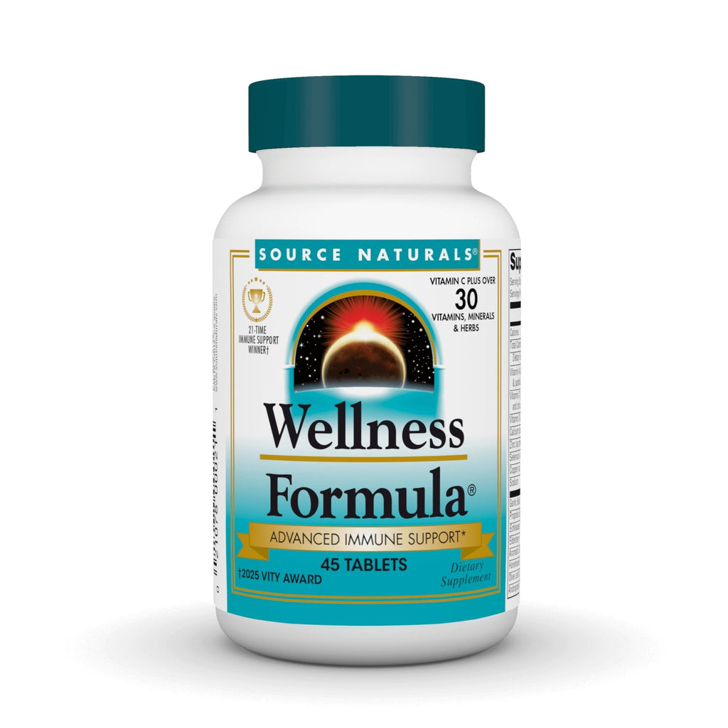 Source Naturals Wellness Formula Bio-Aligned Vitamins & Herbal Defense - Immune System Support Supplement & Immunity Booster - 45 Tablets - TrustMedUSA