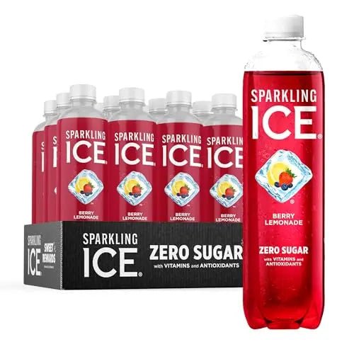 Sparkling Ice, Berry Lemonade Sparkling Water, Zero Sugar Flavored Water, with Vitamins - TrustMedUSA