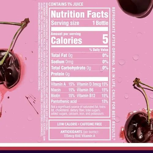 Sparkling Ice, Black Cherry Sparkling Water, Zero Sugar Flavored Water, with Vitamins - TrustMedUSA