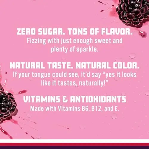 Sparkling Ice, Black Raspberry Sparkling Water, Zero Sugar Flavored Water, with Vitamins - TrustMedUSA
