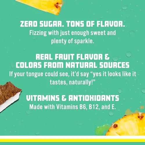 Sparkling Ice, Coconut Pineapple Sparkling Water, Zero Sugar Flavored Water, with Vitamin - TrustMedUSA