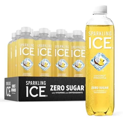 Sparkling Ice, Coconut Pineapple Sparkling Water, Zero Sugar Flavored Water, with Vitamin - TrustMedUSA