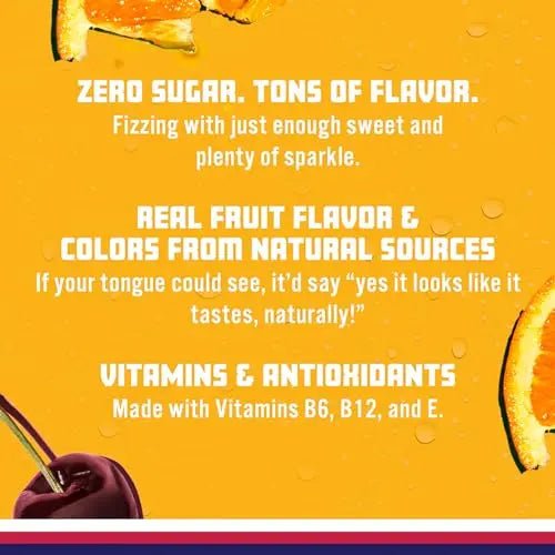 Sparkling Ice, Fruit Punch Sparkling Water, Zero Sugar Flavored Water, with Vitamins - TrustMedUSA
