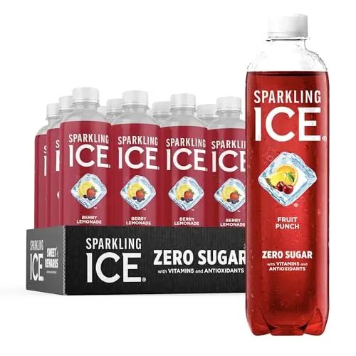 Sparkling Ice, Fruit Punch Sparkling Water, Zero Sugar Flavored Water, with Vitamins - TrustMedUSA
