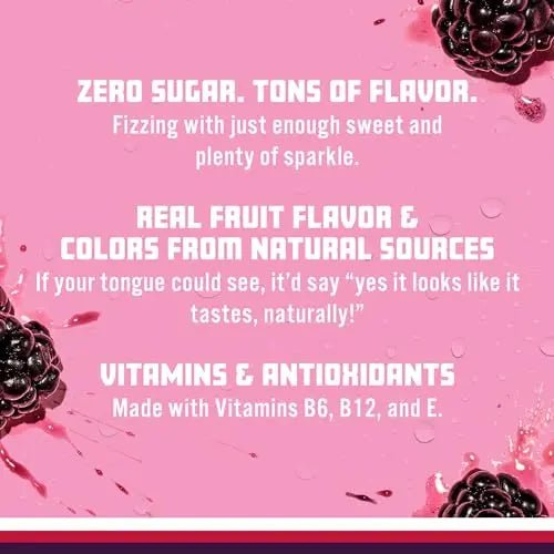 Sparkling Ice, Grape Raspberry Sparkling Water, Zero Sugar Flavored Water, with Vitamins - TrustMedUSA