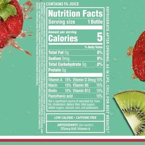 Sparkling Ice, Kiwi Strawberry Sparkling Water, Zero Sugar Flavored Water, with Antioxidant - TrustMedUSA
