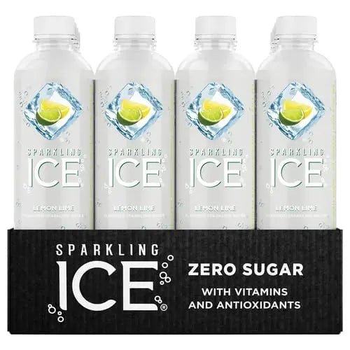 Sparkling Ice, Lemon Lime Sparkling Water, Zero Sugar Flavored Water, with Vitamins - TrustMedUSA
