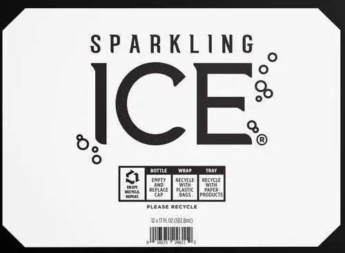 Sparkling Ice, Lemon Lime Sparkling Water, Zero Sugar Flavored Water, with Vitamins - TrustMedUSA