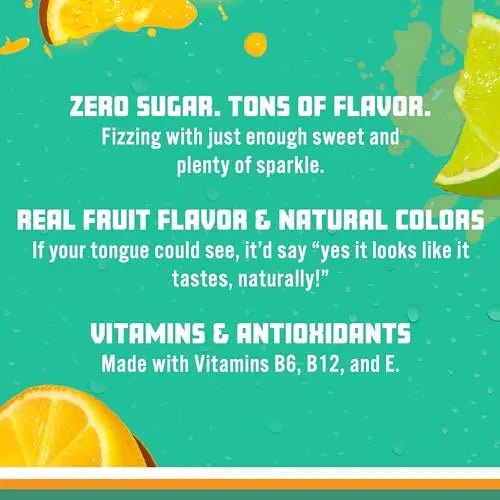 Sparkling Ice, Lemon Lime Sparkling Water, Zero Sugar Flavored Water, with Vitamins - TrustMedUSA