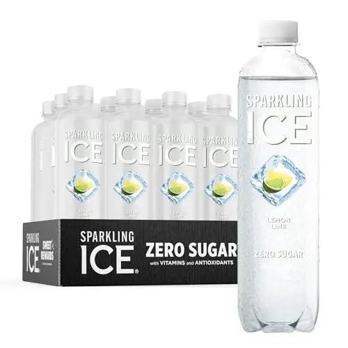 Sparkling Ice, Lemon Lime Sparkling Water, Zero Sugar Flavored Water, with Vitamins - TrustMedUSA