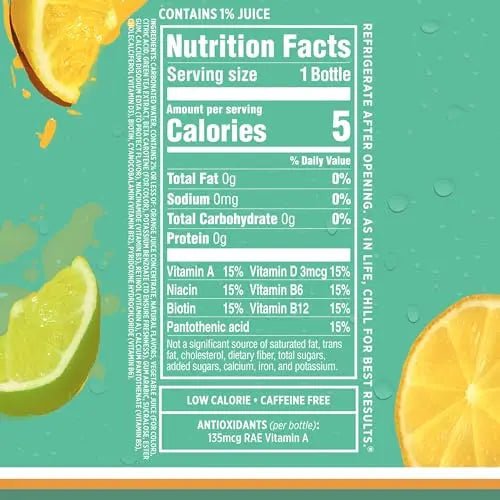 Sparkling Ice, Lemon Lime Sparkling Water, Zero Sugar Flavored Water, with Vitamins - TrustMedUSA
