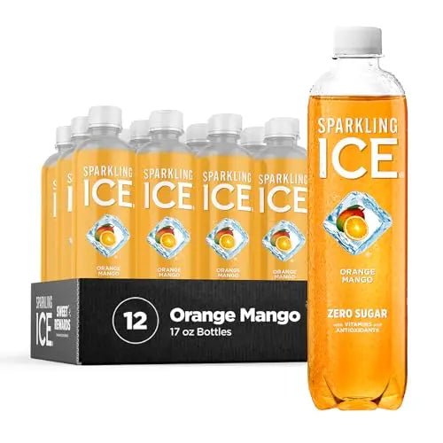 Sparkling Ice, Orange Mango Sparkling Water, Zero Sugar Flavored Water, with Vitamins - TrustMedUSA