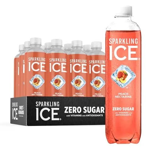 Sparkling Ice, Peach Nectarine Sparkling Water, Zero Sugar Flavored Water, with Vitamins - TrustMedUSA
