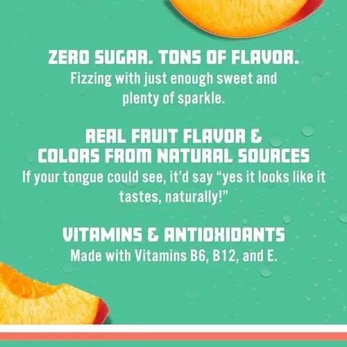 Sparkling Ice, Peach Nectarine Sparkling Water, Zero Sugar Flavored Water, with Vitamins - TrustMedUSA