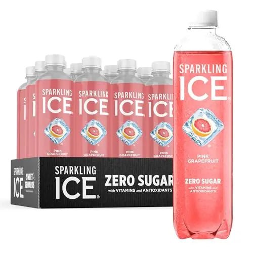 Sparkling Ice, Pink Grapefruit Sparkling Water, Zero Sugar Flavored Water, with Antioxidants - TrustMedUSA