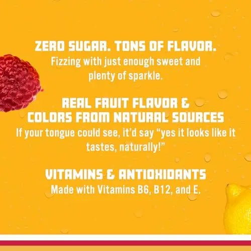 Sparkling Ice, Raspberry Lemonade Sparkling Water, Zero Sugar Flavored Water - TrustMedUSA