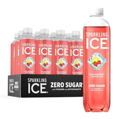 Sparkling Ice, Strawberry Lemonade Sparkling Water, Zero Sugar Flavored Water - TrustMedUSA