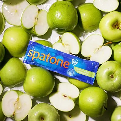 Spatone Natural Liquid Iron Supplement, Apple Flavour With Vitamin C (28 Sachets) - TrustMedUSA