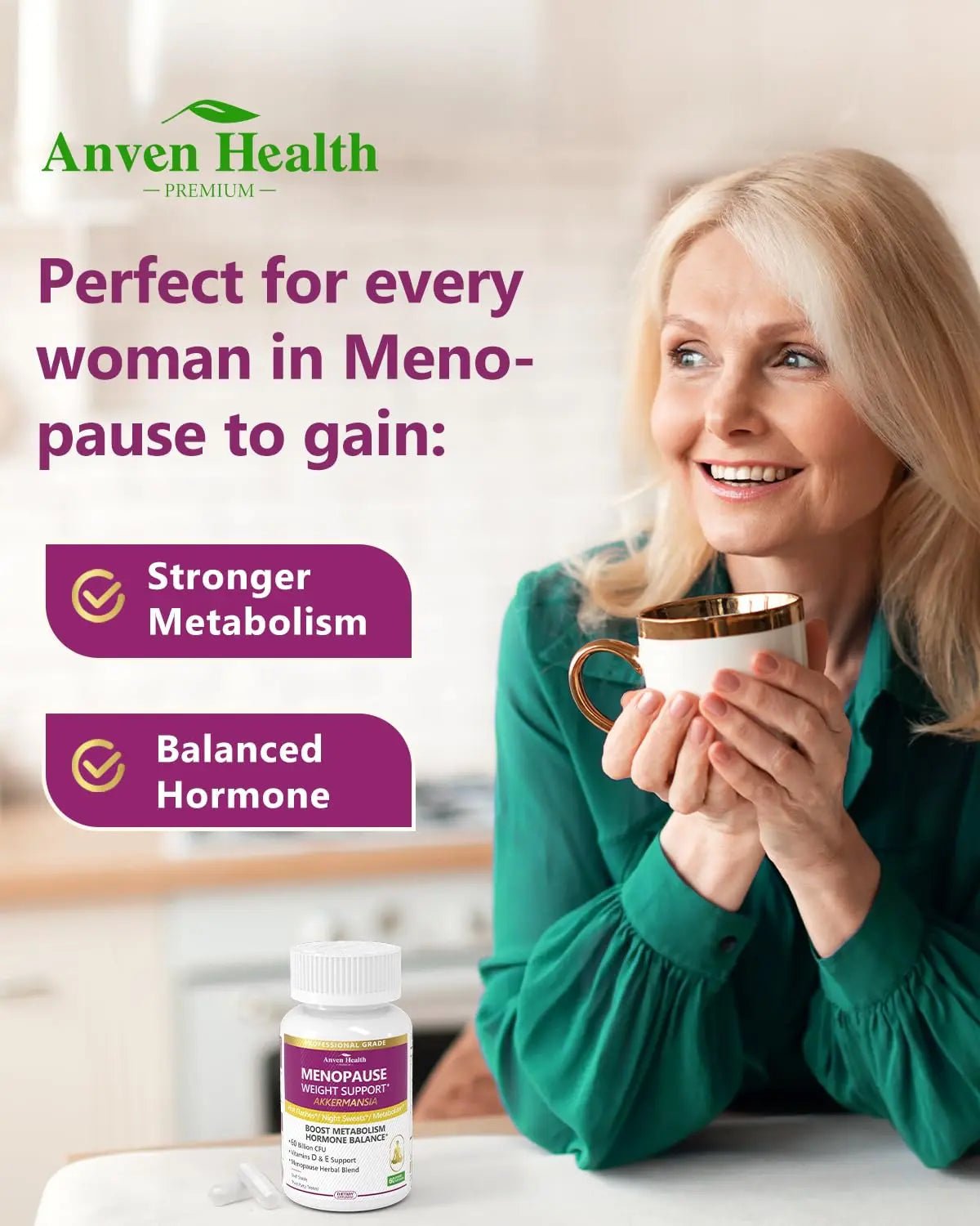 Spermidine 20mg + Fisetin 300mg + Akkermansia for Women丨Cellular Renewal, Metabolic & Gut Health - TrustMedUSA