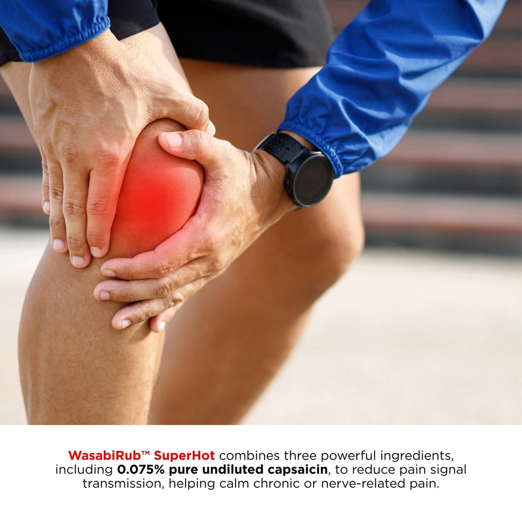 SportPharm WasabiRub Super Hot Sports Topical Pain Relief Gel - TrustMedUSA