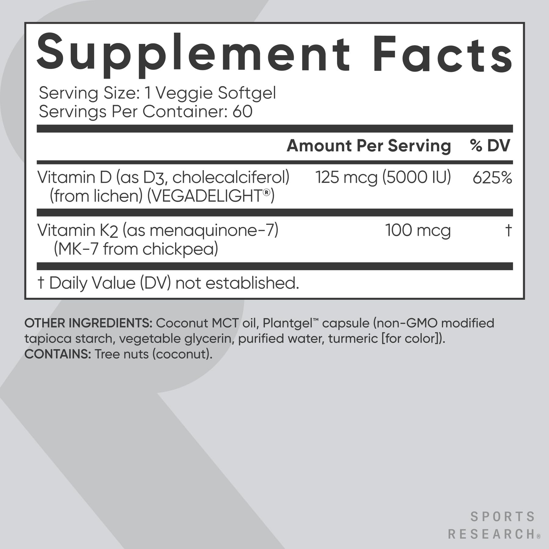 Sports Research® 2-in-1 Pack - Total Omega-3 Fish Oil 2200mg - 960mg of EPA & DHA, and Vitamin D3 5000iu + K2 100mcg - Maple Wellness Supplements