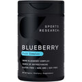 Sports Research Blueberry Capsules - Made from Organic Blueberries with Organic Extra Virgin Olive Oil - Non-GMO & Gluten Free - 60 Liquid Softgels - Maple Wellness Supplements