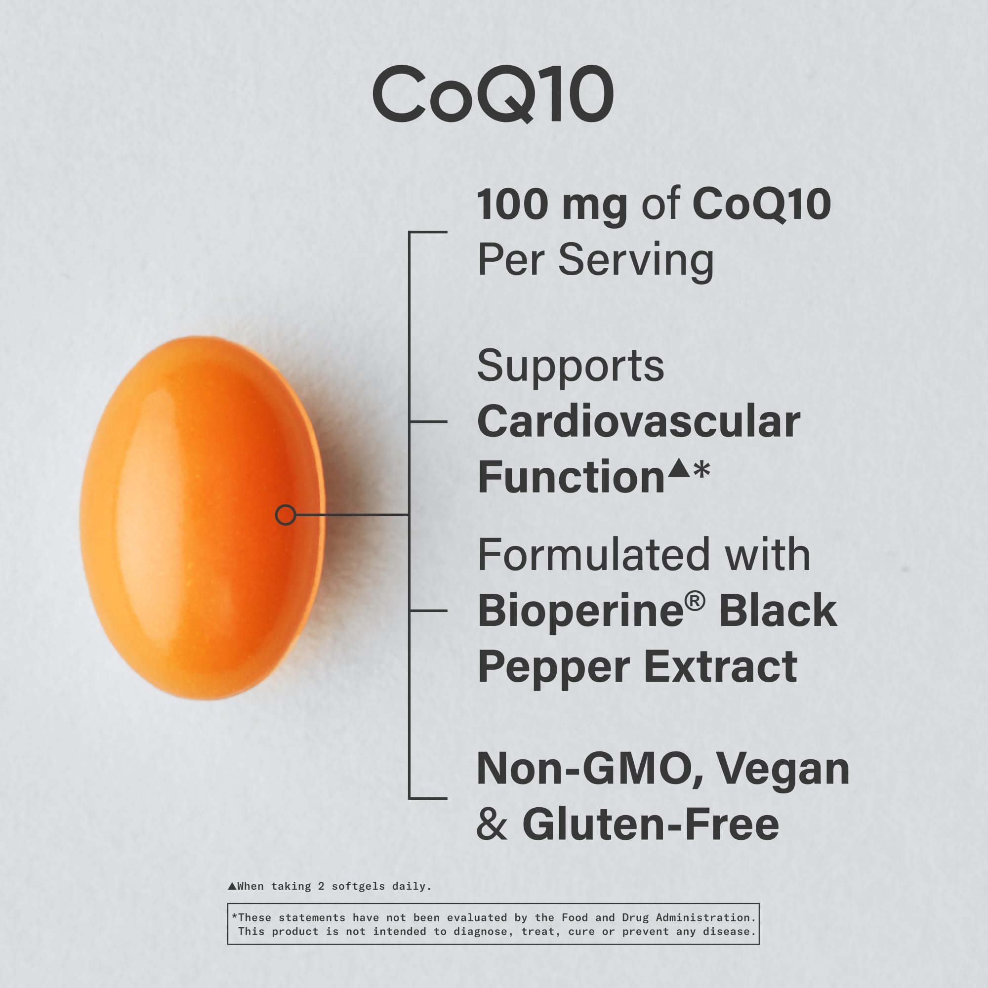 Sports Research CoQ10 (100mg) Enhanced w/Coconut Oil & Bioperine (Black Pepper) for Better Absorption | Vegan Certified, Non-GMO Verified (120 Veggie Softgels) - Maple Wellness Supplements