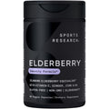 Sports Research® Elderberry Immune Support with Zinc, Ginger, Vitamin C & D3 - Vegan Friendly · Non-GMO · Gluten Free - 60 Veggie Capsules - Maple Wellness Supplements