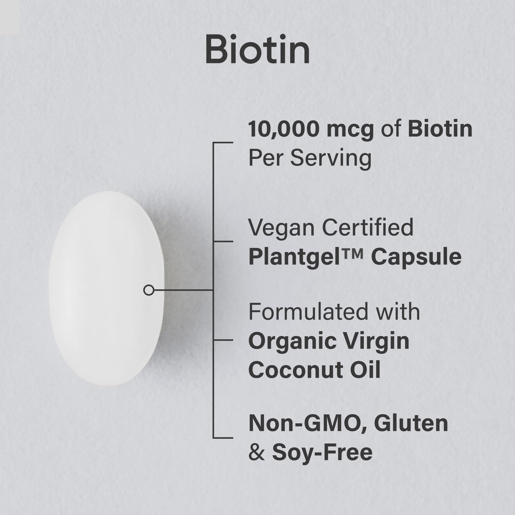 Sports Research® Healthy Hair Essentials - Biotin 10,000mcg with Organic Coconut Oil Vitamin B7 for Healthy Skin and Hair Support + Multi Collagen Pills Peptides with Hyaluronic Acid & Vitamin C - Maple Wellness Supplements