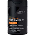 Sports Research® High Potency Liposomal Vitamin C Supplement 1000 mg – Certified Vegan, Non-GMO, Gluten Free | Antioxidant & Immune Support | Ascorbic Acid Vitamin C | 180 Liquid Veggie Capsules - Maple Wellness Supplements
