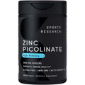 Sports Research High Potency Zinc Picolinate 50mg with Organic Coconut Oil | Highly Absorbable Zinc Supplement for Healthy Immune & Enzyme Function - Non-GMO Tested & Gluten-Free (120 Liquid Softgels) - Maple Wellness Supplements