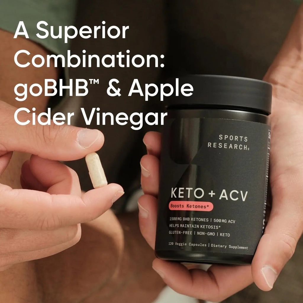 Sports Research® Keto ACV Capsules - Diet Kit System with 500mg of Apple Cider Vinegar - TrustMedUSA