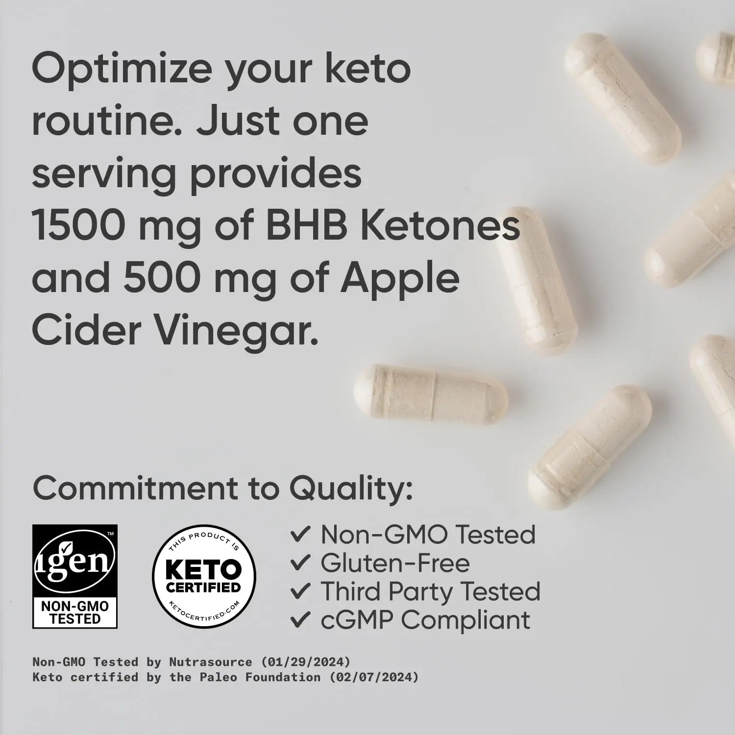 Sports Research® Keto ACV Capsules - Diet Kit System with 500mg of Apple Cider Vinegar - TrustMedUSA