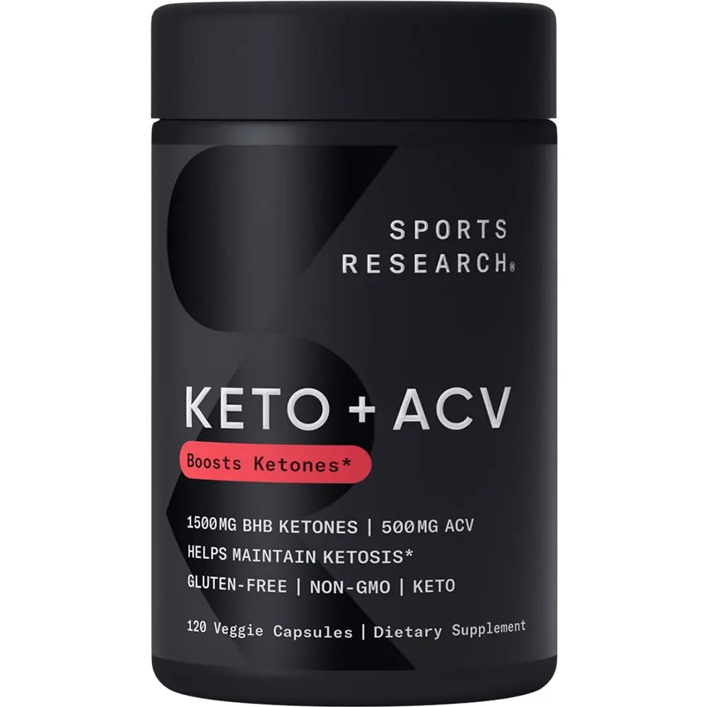 Sports Research® Keto ACV Capsules - Diet Kit System with 500mg of Apple Cider Vinegar - TrustMedUSA