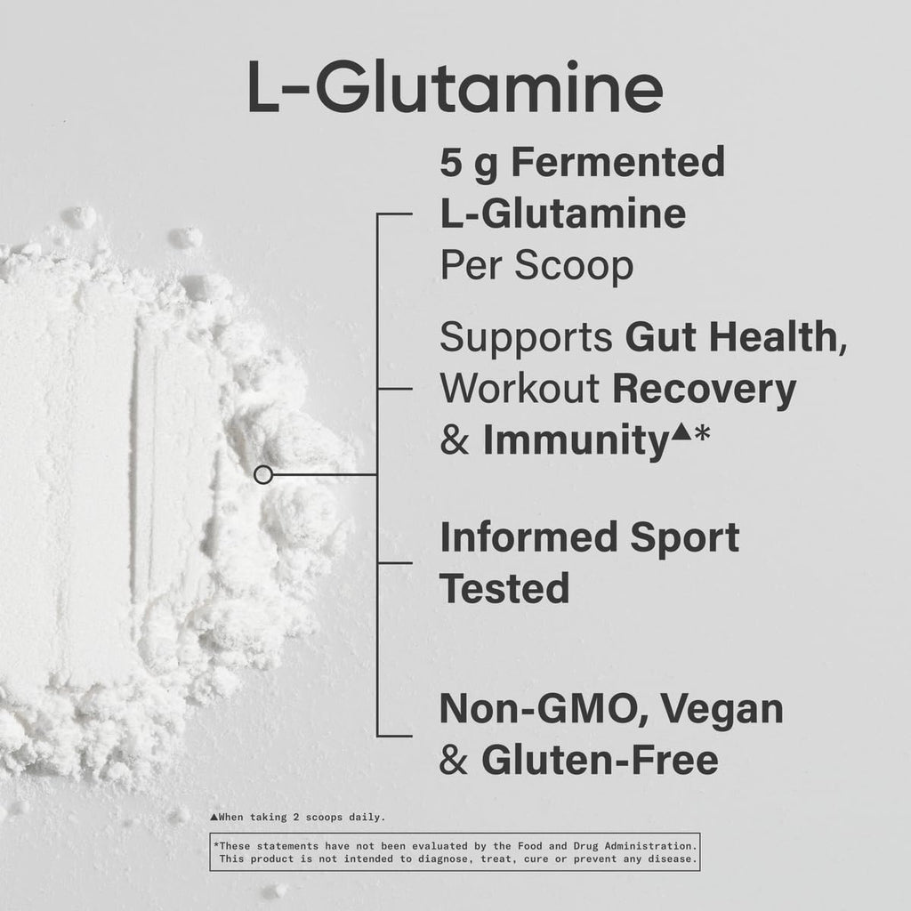 Sports Research L-Glutamine - Workout Recovery, Immune Health & Gut Health Support - 5 G Per Serving - 17.64 Oz - Maple Wellness Supplements