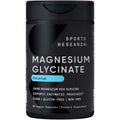 Sports Research® Magnesium Glycinate - Supports Restful Sleep & Enzymatic Processes - 160 mg Chelated Magnesium - Vegan Capsule - 90 Count - TrustMedUSA