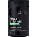 Sports Research® Multivitamin – Advanced Formula - 23 Essential Vitamins & Minerals with CoQ10 & Iodine - Daily Nutrient Support*- Non-GMO Tested & Gluten-Free -60 Veggie Capsules - TrustMedUSA