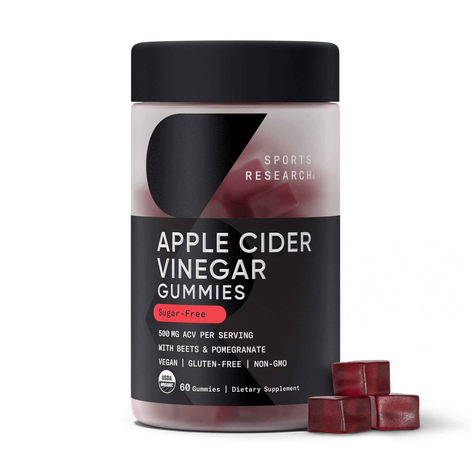 Sports Research® Multivitamins Pack - Organic Apple Cider Vinegar Gummies + Vitamin D 5000iu & Mk7 Vitamin K 100mcg + Turmeric Curcumin C3 Complex - Maple Wellness Supplements