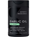 Sports Research® Odorless Garlic Oil Pills with Parsley & Chlorophyll - Vegan Certified · Non-GMO · Gluten Free - 150 Plantgel Capsules - Maple Wellness Supplements